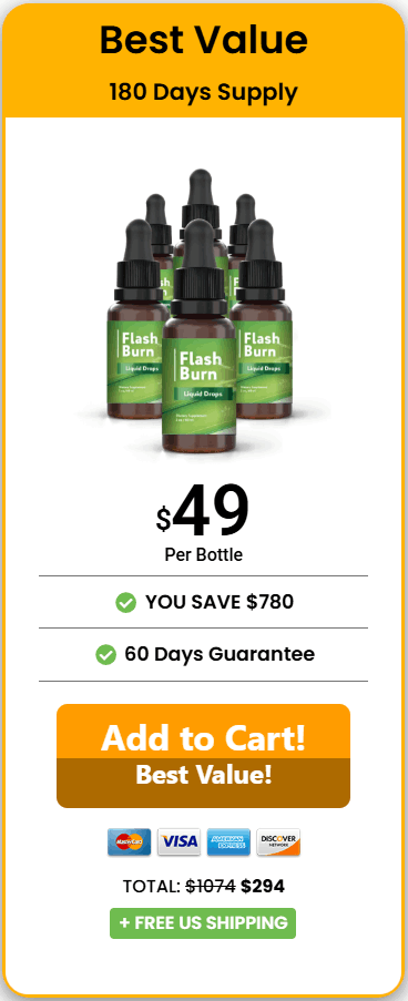 Buy Flash Burn 6 Bottle
